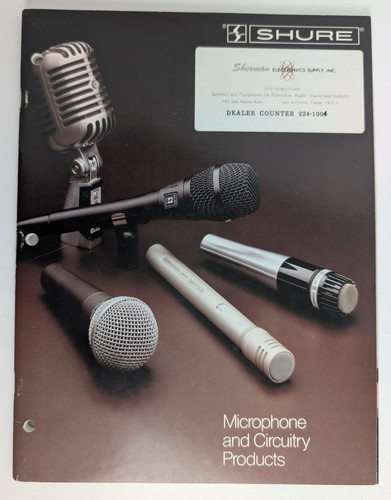 Vintage shure microphone and - vintage,