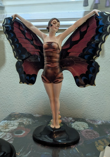 Goldscheider ceramic figure - ceramic,