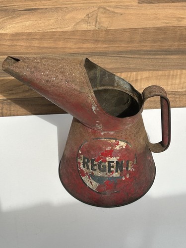 Vintage regent half gallon oil - regent,