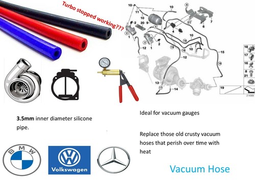 Vacuum silicone hose 5mm - vacuum,