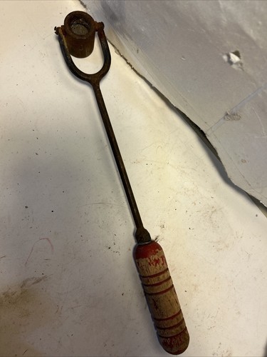 Vintage lead melting dipper - vintage,