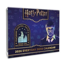 2026 Calendar Harry Potter Page to View Block Desk Calendar Official Product