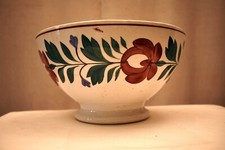 Antique Spongeware Bowl Petrus