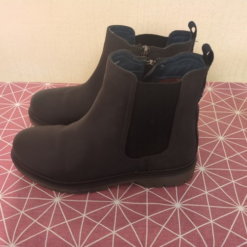 Moshulu navy blue - blue, leather