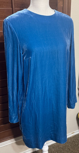 Cos dress velvet velour - dress, silk