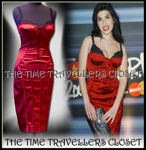 Rare karen millen red satin - millen,