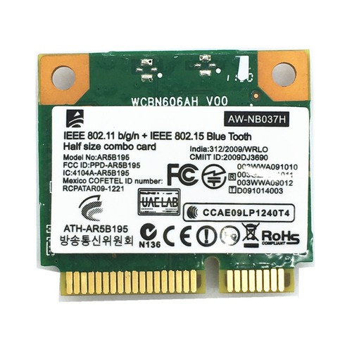 Atheros ar5b195 nb037h mini - ar5b195, aw-nb037h