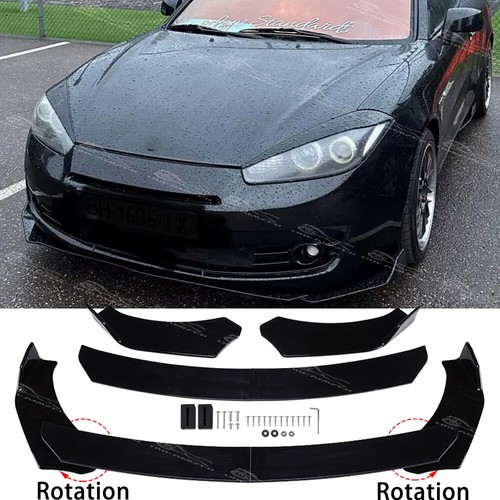 Gloss black front - black, bumper