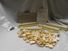 SCRABBLE DELUXE GAME : VINTAGE