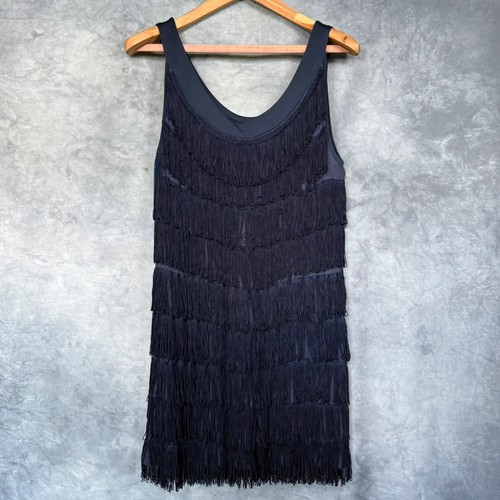 Women navy fringe - women's,
