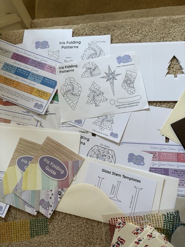 Iris folding cards paper - iris, cards,