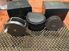 Hardy Perfect 3 3/8" Wide Spool With Spare Spool. Made In England. 5-7WT