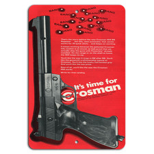 Retro Crosman BB Gun Sign