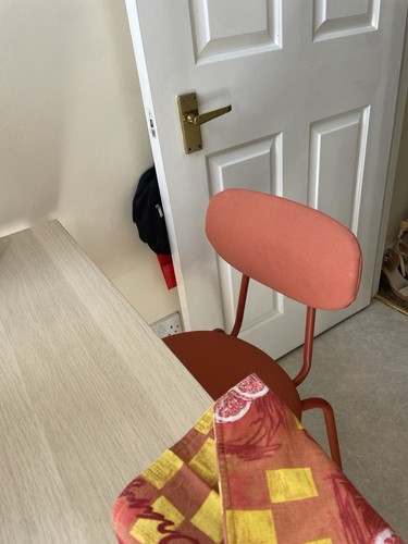 Chairs ikea orange metal - 2,