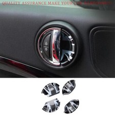 For BMW Mini Clubman F54 Black Gray Inner Door Bowl Cup Lock Sticker Trim 4PCS