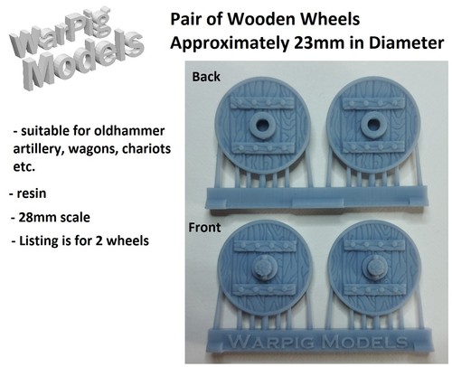 Wooden wheels for artillery - wooden,