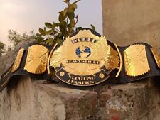 Winged eagle belt 4mm zinc plates leather strap Replica Wrestling Belts UK