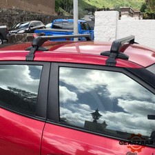 Universal Lockable Aluminium Car Roof Rack Bars No Rail Anti Theft Carrier