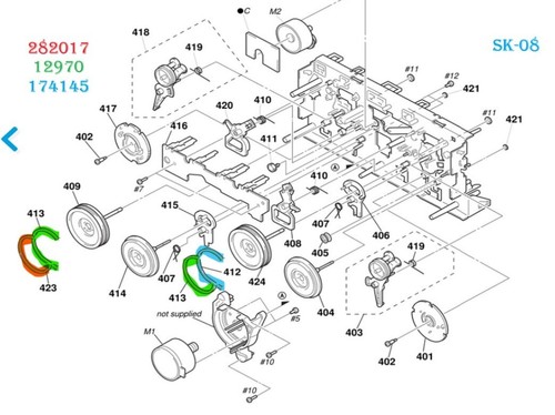 Belts kit sony - belts,