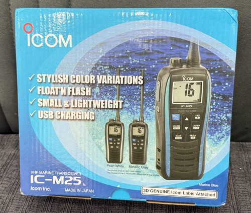 Icom m25 vhf radio - radio, marine