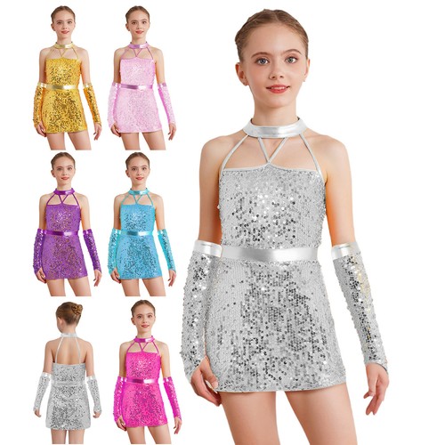 Girls sequins jazz - jazz, dress