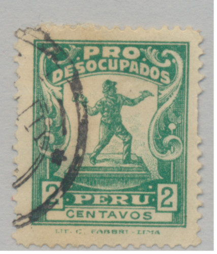 Peru stamp scott ra17 - peru, #ra17,