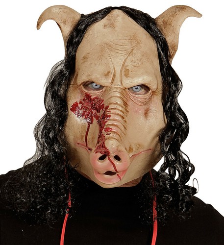 Butcher pig evil horror mask - pig,