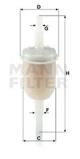 Fuel filter In-Line Filter WK