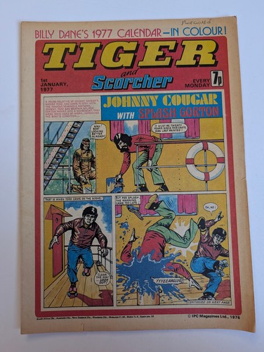 Tiger and scorcher comic 1st - tiger,