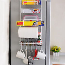 Over the Door Pantry Organizer Rack Kitchen Refrigerator Hanging Storage Baskets