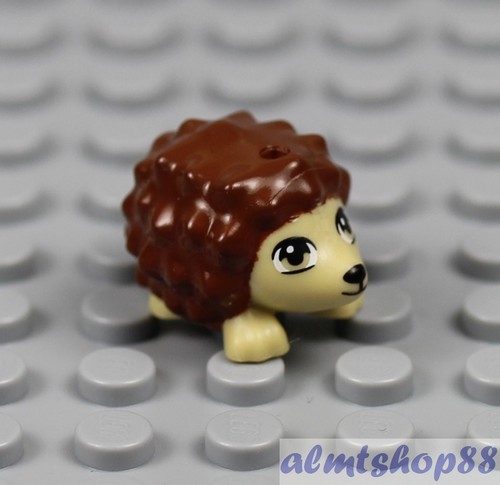 Lego hedgehog reddish - hedgehog,