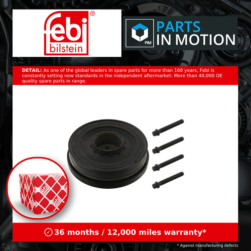 Crankshaft pulley 37420 febi - pulley,