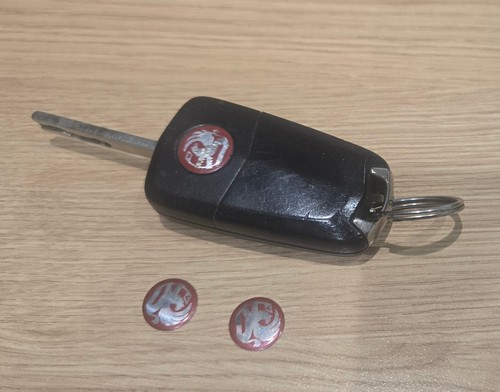 Vauxhall 14mm key fob badge - key,