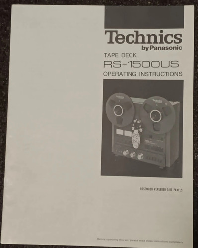 Technics 1500us reel to - technics,