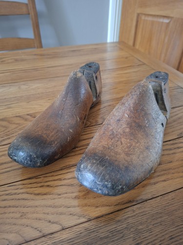 Antique wooden pair - wooden,