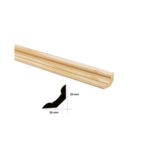 Pine scotia trim wooden - trim,