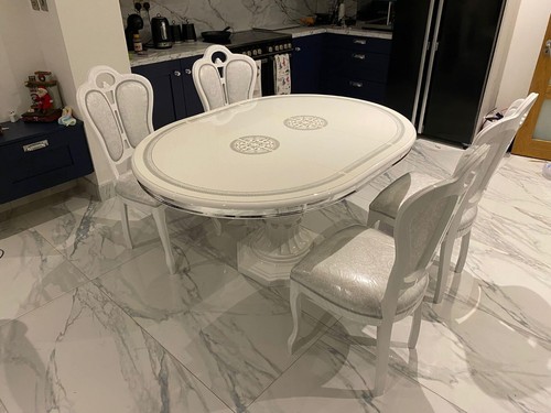 Greta italian white silver - &,
