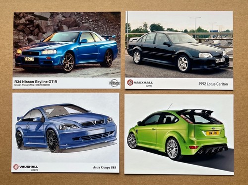 Car press photographs r34 - x, -r34