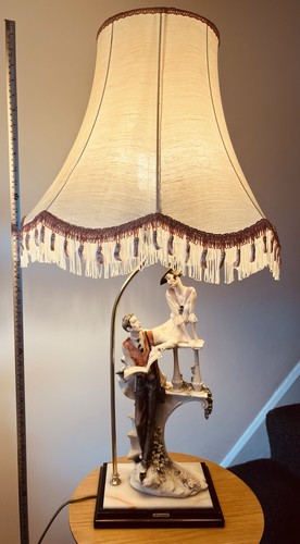 Capodimonte lamp stunning - capodimonte,