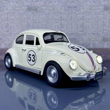 Volkswagen Beetle Herbie #53 - 1:18 Scale Diecast Model Bug Vintage Classic Car 