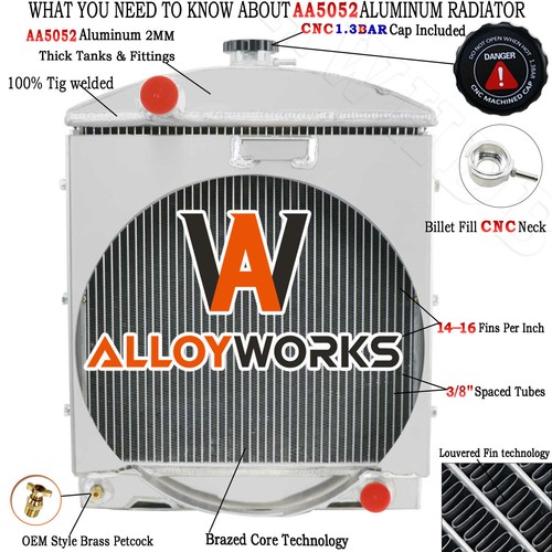 Radiator for case tractor - radiator, case-ih