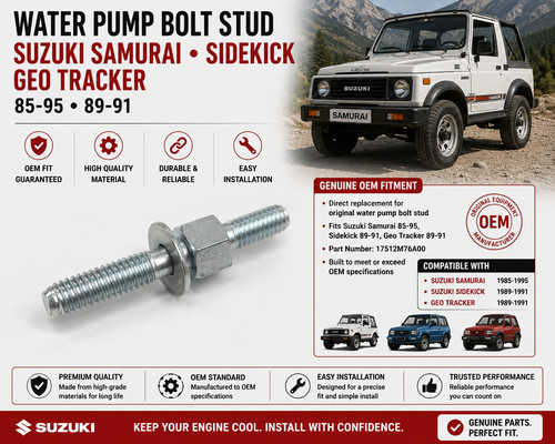 Water pump bolt - pump, stud