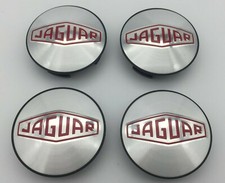 NEW GENUINE JAGUAR HERITAGE RETRO ALLOY WHEEL CENTRE CAP BADGES XF XJ XK XE X S 