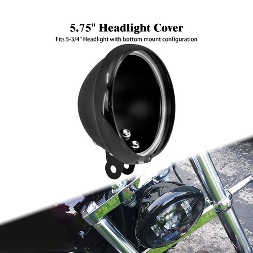Black led headlight - 5.75",