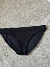 💖 newWoman's Bikini Bottoms Tesco F&F black Brief Size UK 22