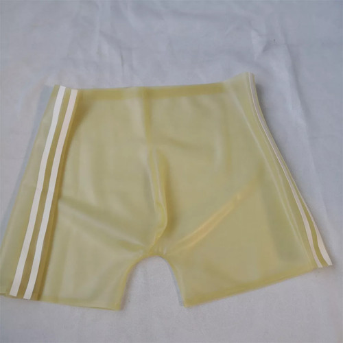 Men latex briefs transparent - latex,