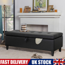 Large Ottoman Storage Box Trunk Blanket Storage Storage Bench Seat Window Seat