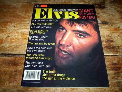Elvis presley fanzine - elvis, w/
