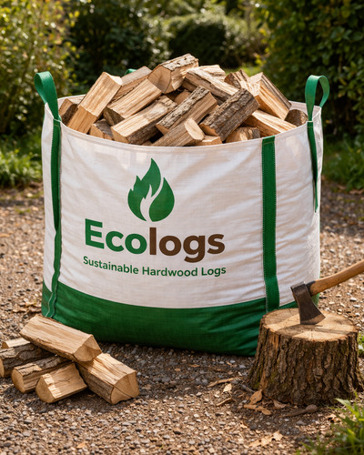 Bulk bag hardwood logs air - of,