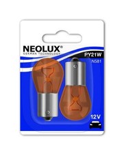 12v 21w Bau15s Amber (X2) fits RENAULT Neolux Genuine Top Quality Product New